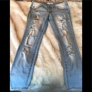 Skinny Shredded Skinny Jeans